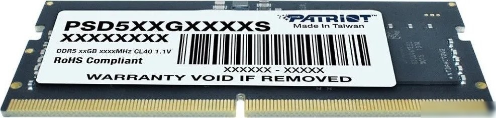 Оперативная память Patriot Signature Line 32ГБ DDR5 SODIMM 5600 МГц PSD532G56002S