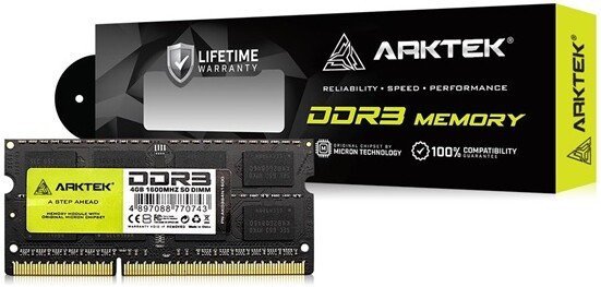 Оперативная память Arktek 4ГБ DDR3 1600 МГц AKD3S4N1600