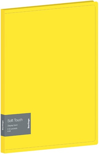 Папка для бумаг Berlingo Soft Touch DB4_30984 (желтый)