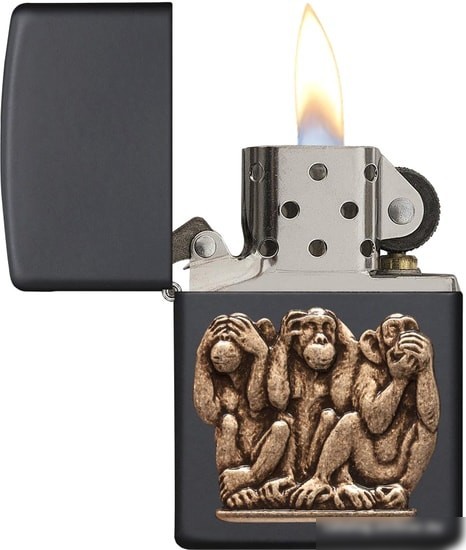 Зажигалка Zippo Three Monkeys 29409-000003
