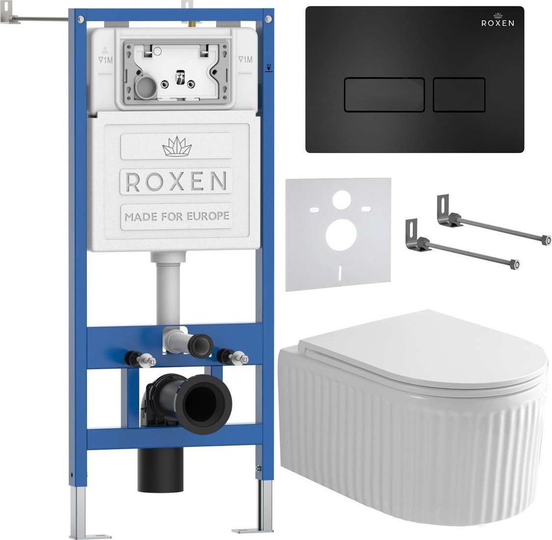 Унитаз подвесной Roxen StounFix Dual Fresh 968211