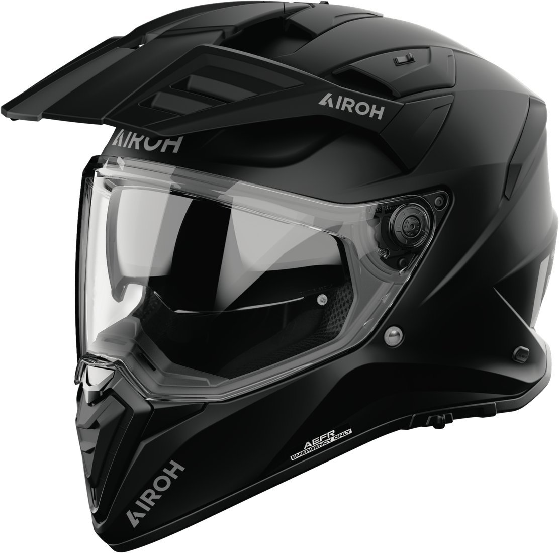 Мотошлем Airoh Bandit Color BA11-XXL (XXL, черный матовый)
