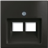 Накладка для компьютерной/телефонной розетки ABB Basic 55 1753-0-0206