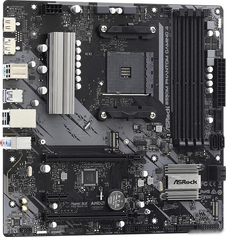 Материнская плата ASRock B550M Phantom Gaming 4