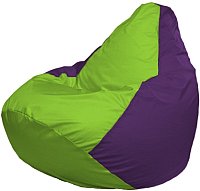 Кресло-мешок Flagman Груша Мега XXXL Г3.1-155 (салатовый/фиолетовый)