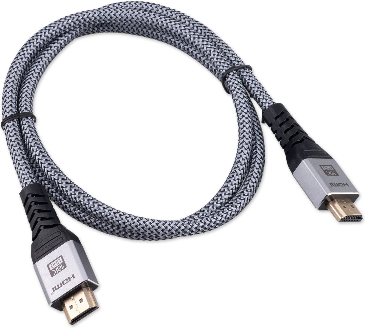 Кабель Cablexpert CCP-HDMI16K-1M HDMI - HDMI (1 м, серый)