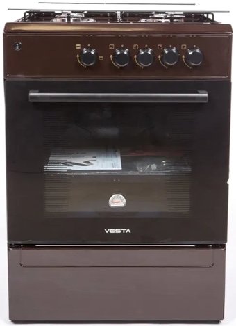 Кухонная плита VESTA Bergamo VGG 10-G (коричневый)