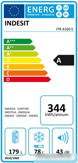 Холодильник Indesit ITR 4160 E