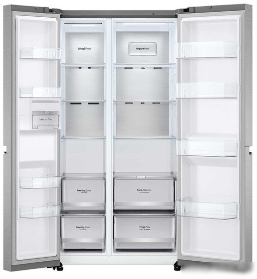 Холодильник side by side LG DoorCooling+ GC-B257SSZV