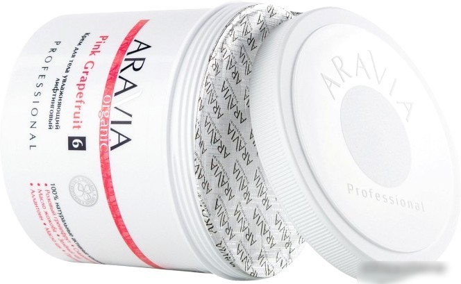 Aravia Крем для тела Organic Pink Grapefruit увлажняющий лифтинговый 550 мл
