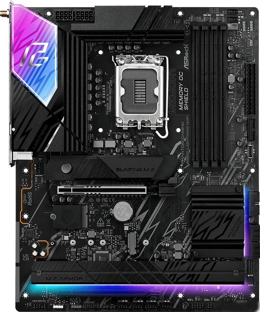 Материнская плата ASRock B860 Lightning WiFi Phantom Gaming