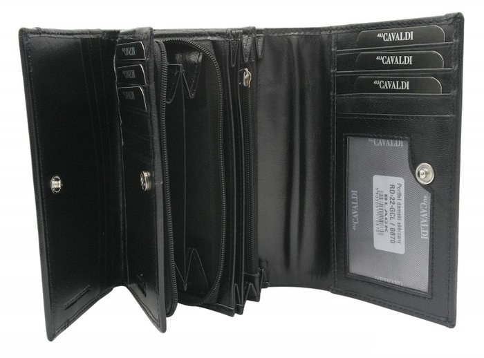 Кошелек Cedar 4U Cavaldi RD-22-GCL (черный)