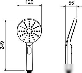 Душевая лейка Aquatek Оберон AQ2006CR