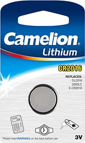 Батарейка Camelion CR2016 1 шт. CR2016-BP1B