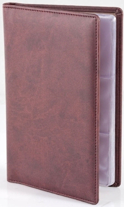 Визитница Brunnen Софт 642 38-29 (бордовый)