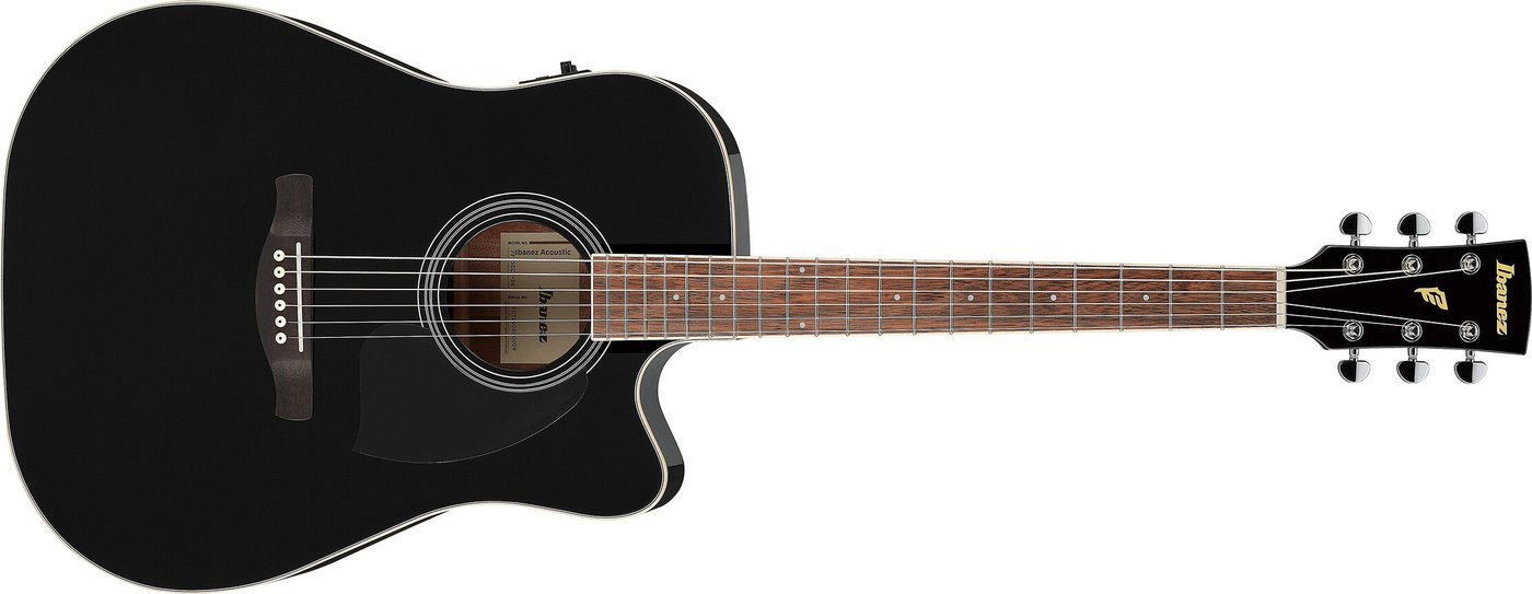 Электроакустическая гитара Ibanez PF15ECE-BK