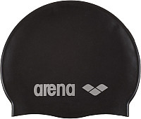 Шапочка для плавания ARENA Classic Silicone Cap 91662 55 (black/silver)