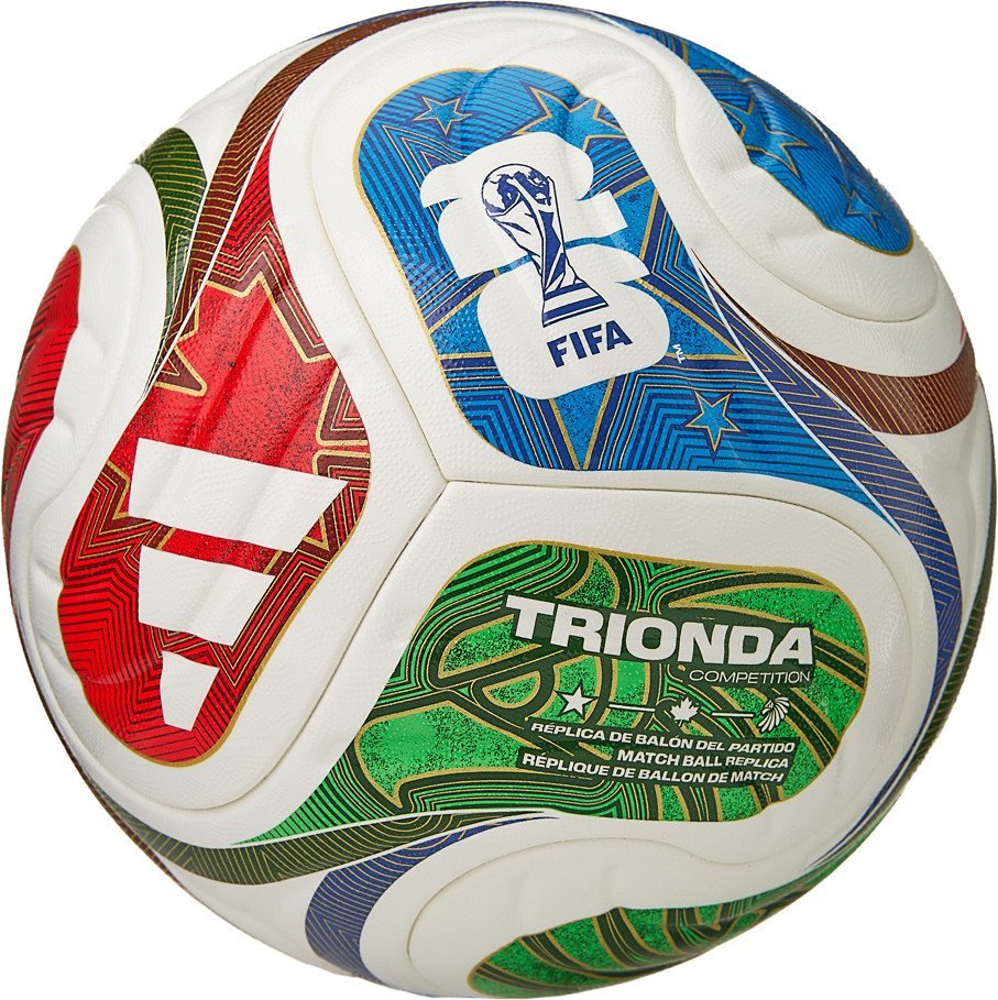 Футбольный мяч Adidas WC26 Trionda Competition JD8031 (размер 4, мультиколор)