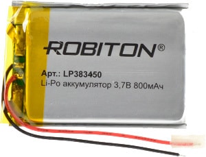 Аккумуляторы Robiton LP383450 800mAh 1 шт.