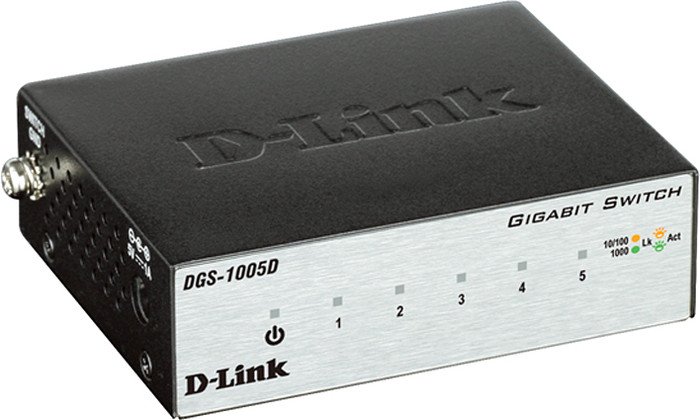 Неуправляемый коммутатор D-Link DGS-1005D