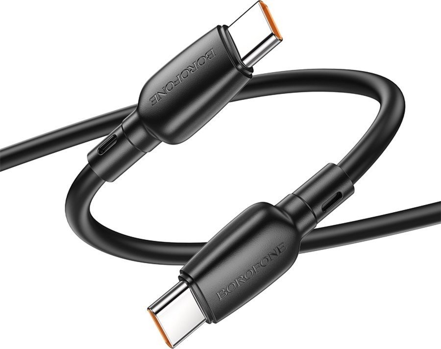 Кабель Borofone BX93 USB Type-С - USB - Type-C (100Вт, 1 м, черный)