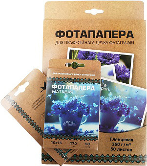 Фотобумага White Paper А4 матовая 170 г/м2 50 л