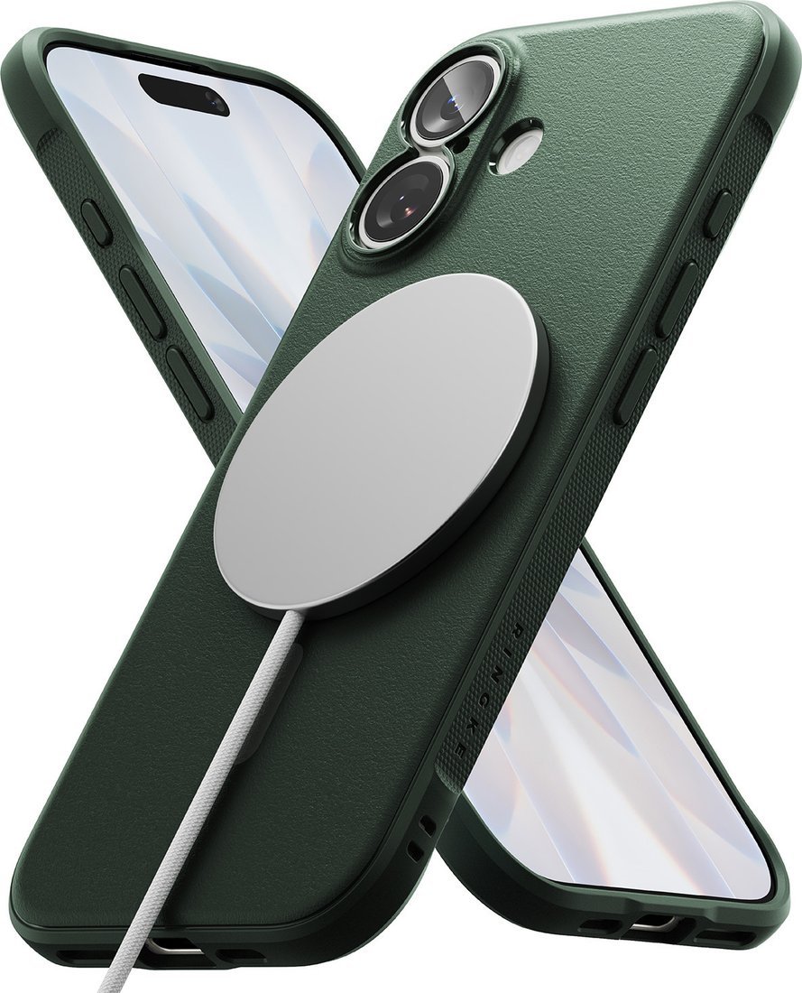 Чехол для телефона Ringke Onyx Magnetic для iPhone 17 (Dark Green)