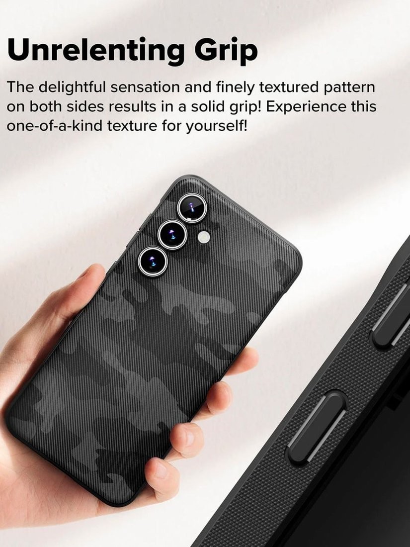 Чехол для телефона Ringke Onyx для Galaxy S24 Fe Camo Black
