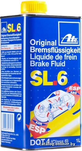 Тормозная жидкость ATE Original ATE SL.6 DOT4 1л