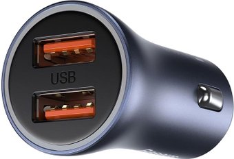 Автомобильное зарядное Baseus Golden Contactor Pro Dual Quick Charger U+U 40W CGJP020113