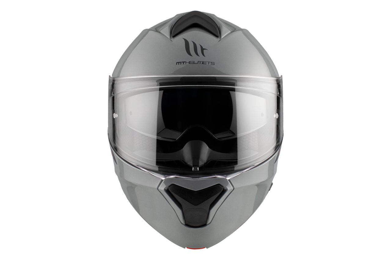 Мотошлем MT Helmets Genesis SV Solid A12 (M, серый глянцевый)