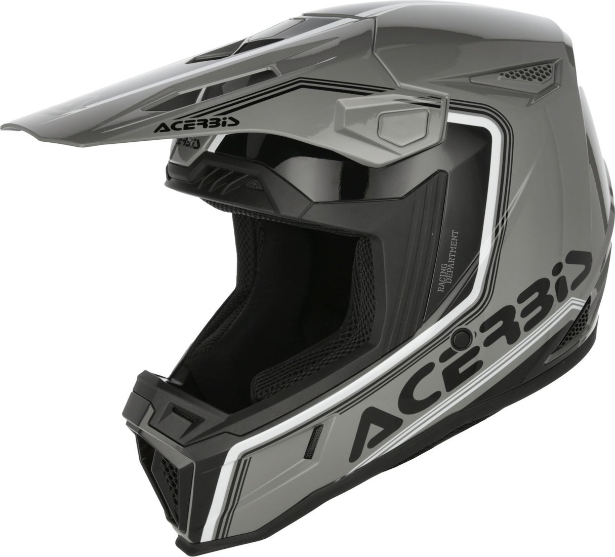 Мотошлем Acerbis Whoops Graphic 0026829.293.068 (XL, серый/черный)