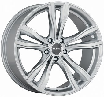 Литые диски MAK X-Mode 20x10.5" 5x112мм DIA 66.6мм ET 40мм Silver