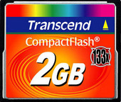 Карта памяти Transcend 133x CompactFlash 2 Гб (TS2GCF133)