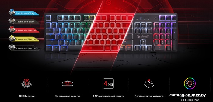 Клавиатура A4Tech Bloody S510RP