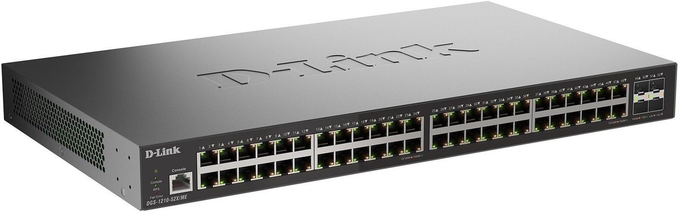 Управляемый коммутатор 2-го уровня D-Link DGS-1210-52X/ME/C1A