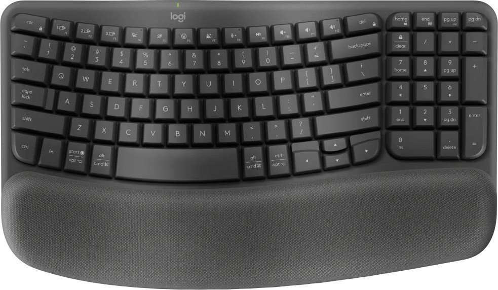 Клавиатура Logitech Wave Keys 920-012281 (графит, нет кириллицы)