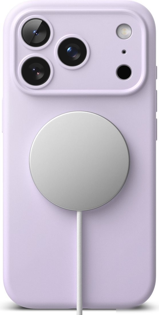 Чехол для телефона Ringke Silicone Magnetic для iPhone 17 Pro Max (Light Purple)