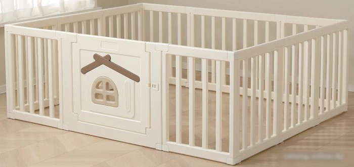 Игровой манеж UNIX kids Classic Tree House 180х200 Camel