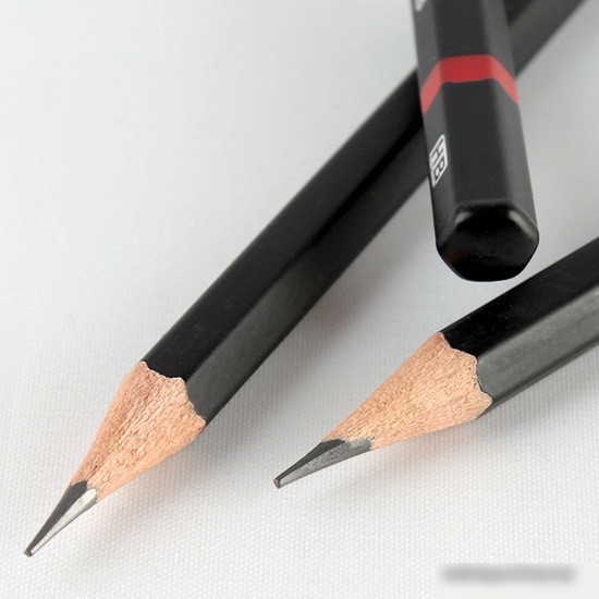 Набор простых карандашей Darvish DV-3246-6 (6 цв.)