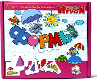 Развивающая игра Десятое королевство Учись играя. Формы 00059