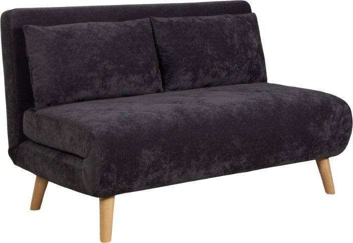 Диван DiArt Элли 1200 (велюр Sensey graphite/ножки светлые)