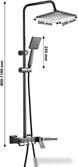 Душевая система Ekko E2506-7