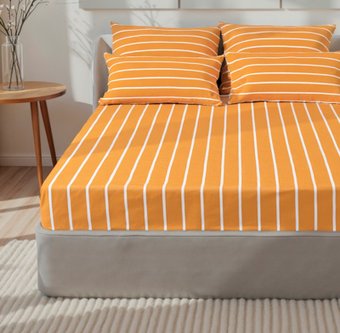 Постельное белье Этель Mustard stripes 6632204