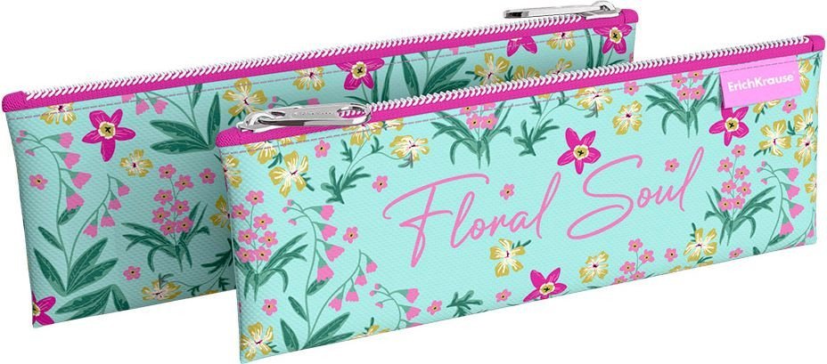 Пенал Erich Krause Floral Soul 63038