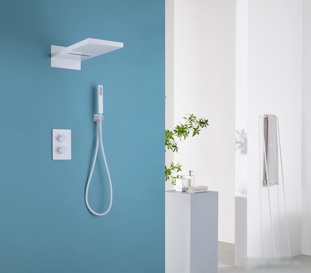 Душевая система Abber Weiss Insel AF8052W (белый)