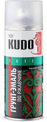 Грунт-эмаль Kudo По ржавчине RAL 9005 KU-319005 0.52 л (черный)