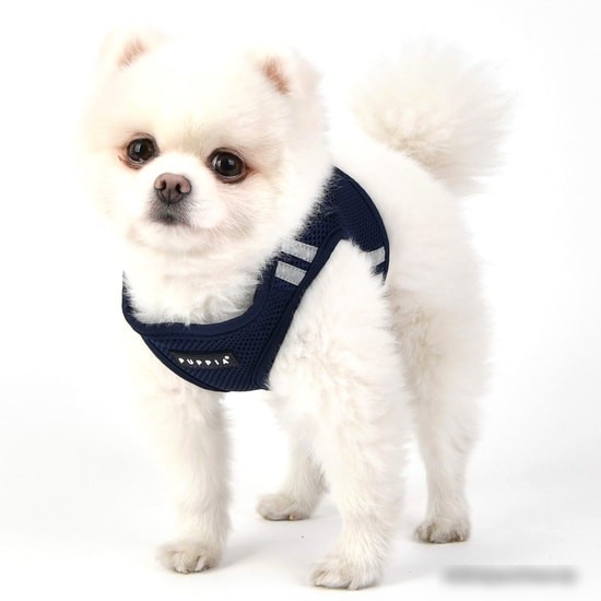 Шлейка-жилетка Puppia Soft PAUA-HB1828-NY-M (синий)