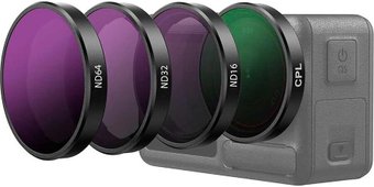 Набор аксессуаров Zarrumi Filter Set D5 для DJI Osmo Actio 5 Pro, 4
