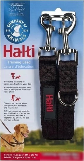 Поводок Halti Training Lead 14320B (черный)